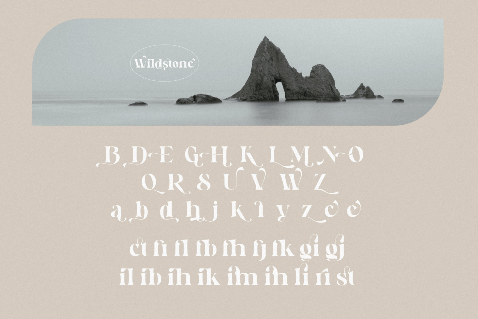 Wildstone - Ligature Serif Typeface