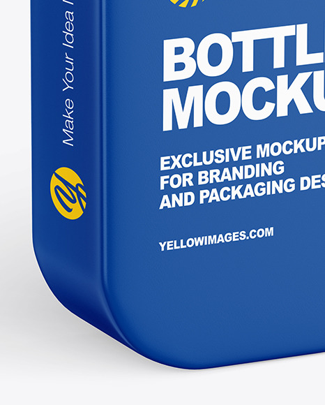 Glossy Bottle Mockup