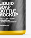 Liquid Soap Bottle with Pump Mockup