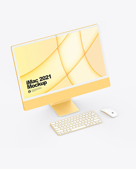 iMac 24” Mockup