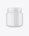 Glossy Cosmetic Jar Mockup