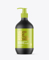 Matte Liquid Soap Bottle With Pump Mockup