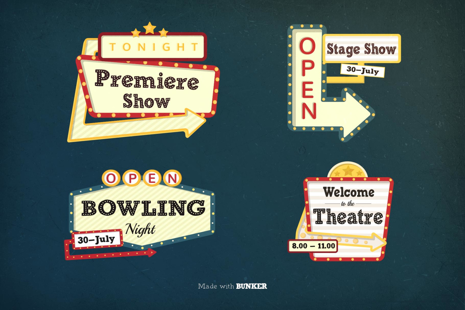 Bungker Typeface Bungker Typeface