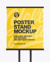 Stand with Poster Mockup
