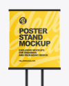 Stand with Poster Mockup