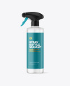 Frosted Spray Bottle Mockup Frosted Spray Bottle Mockup