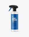 Clear Spray Bottle Mockup