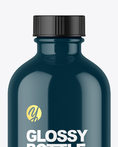 Glossy Bottle Mockup