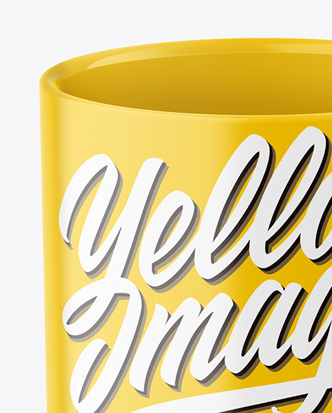 Glossy Mug Mockup