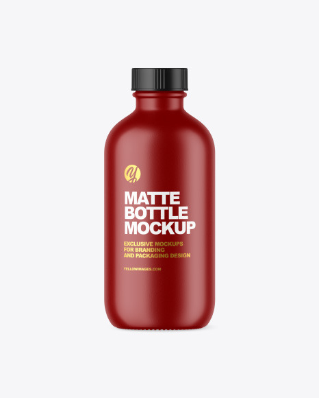 Matte Bottle Mockup