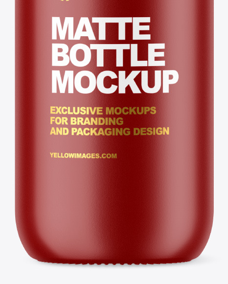 Matte Bottle Mockup