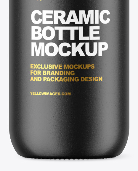 Ceramic Bottle Mockup Ceramic Bottle Mockup