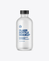 Frosted Glass Bottle Mockup