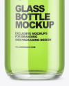 Clear Glass Bottle Mockup