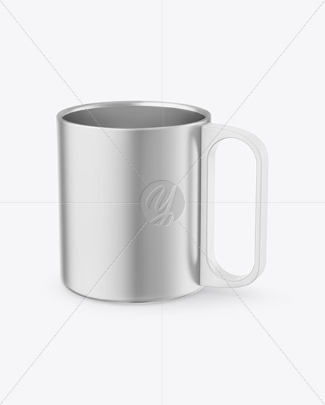 Matte Metallic Mug Mockup