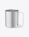 Matte Metallic Mug Mockup