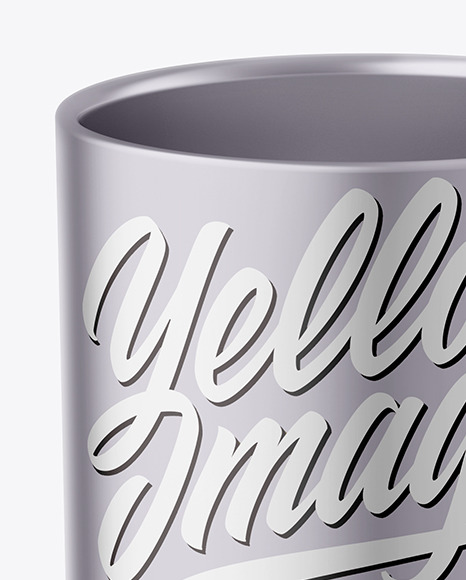 Matte Metallic Mug Mockup