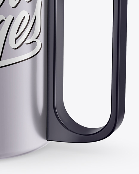 Matte Metallic Mug Mockup