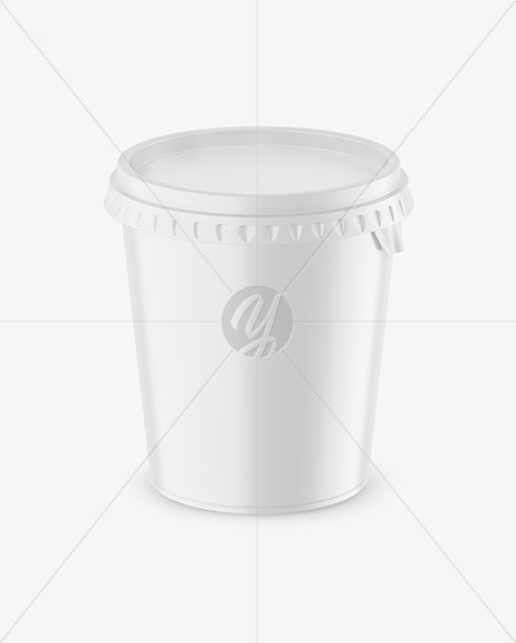 Matte Plastic Cup Mockup