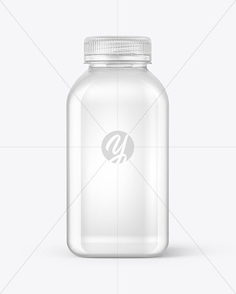 Square Water Bottle Mockup