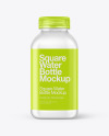 Square Water Bottle Mockup