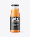 Carrot Juice Bottle Mockup