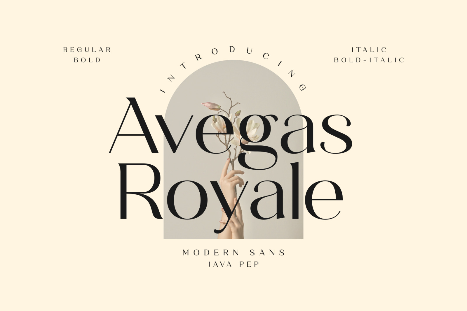 Avegas Royale - Modern Sans