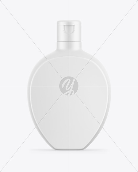 Plastic Bottle With Flip Top Cap Mockup