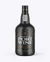 Ceramic Port Wine Bottle Mockup