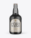 Ceramic Port Wine Bottle Mockup