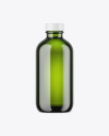 Green Glass Bottle Mockup