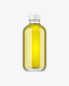 Clear Glass Oil Bottle Mockup