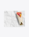 Paper Wrapper With Mince Wrap Mockup