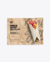 Paper Wrapper With Mince Wrap Mockup