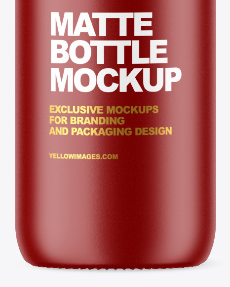 Matte Bottle Mockup