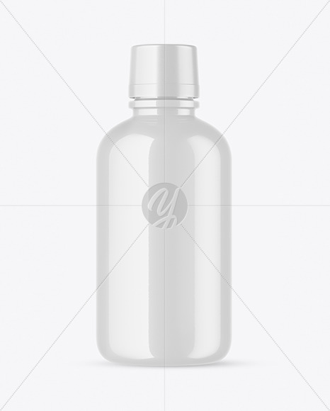 Glossy Bottle Mockup