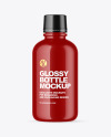 Glossy Bottle Mockup