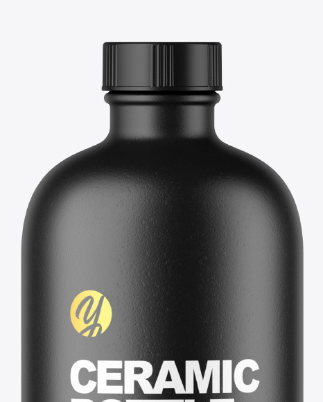 Ceramic Bottle Mockup Ceramic Bottle Mockup