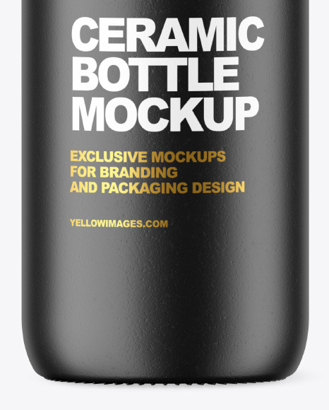 Ceramic Bottle Mockup