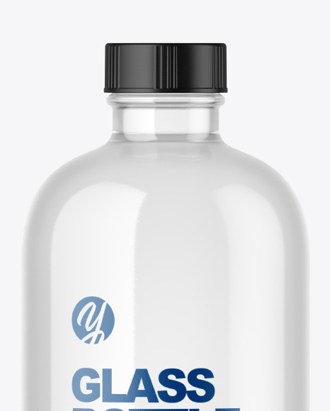 Clear Glass Bottle Mockup Clear Glass Bottle Mockup