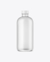 Frosted Glass Bottle Mockup