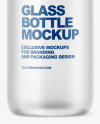 Frosted Glass Bottle Mockup