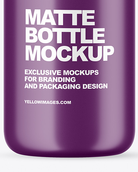 Matte Bottle Mockup