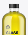 Clear Glass Oil Bottle Mockup