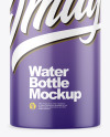 Glossy Plastic Bottle Mockup