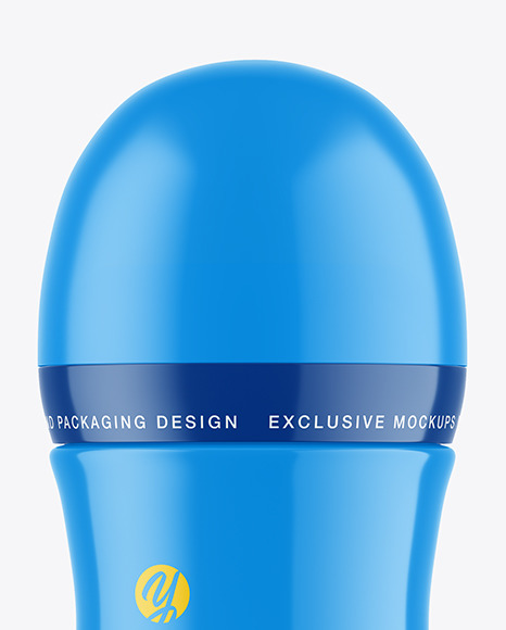 Glossy Baby Bottle Mockup