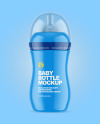 Glossy Baby Bottle Mockup