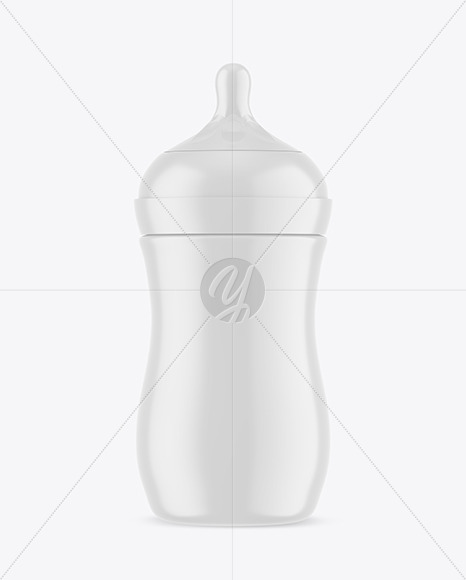 Matte Baby Bottle Mockup