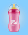 Matte Baby Bottle Mockup