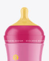 Matte Baby Bottle Mockup